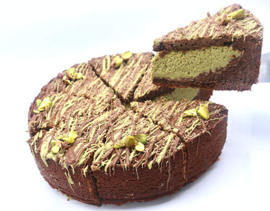 Whole Dubai Pistachio Cookie Pie (Comes Unsliced)