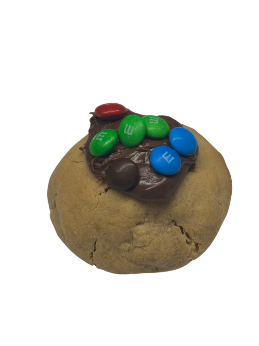 M&M Nutella Loaded Cookie
