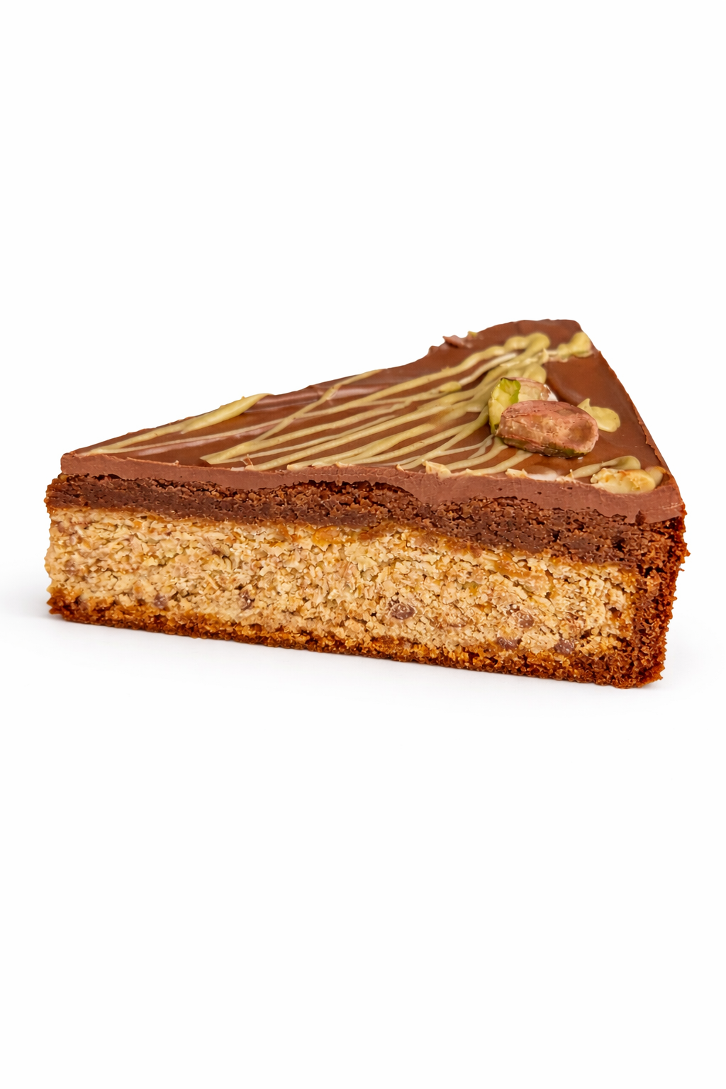 Dubai Pistachio Cookie Pie Slice